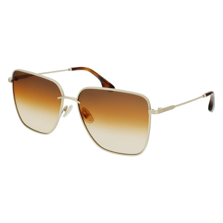 Victoria Beckham Gold Metal Sunglasses