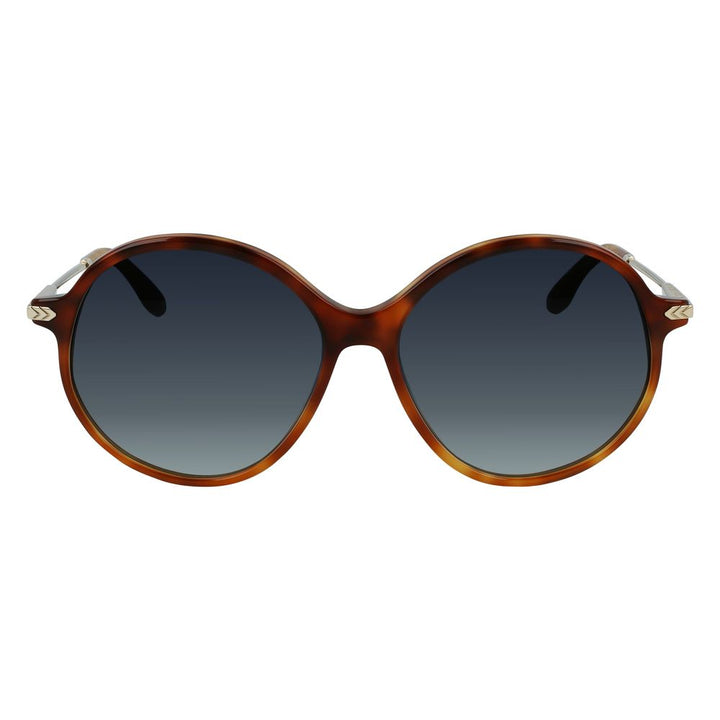 Victoria Beckham Brown Acetate Sunglasses