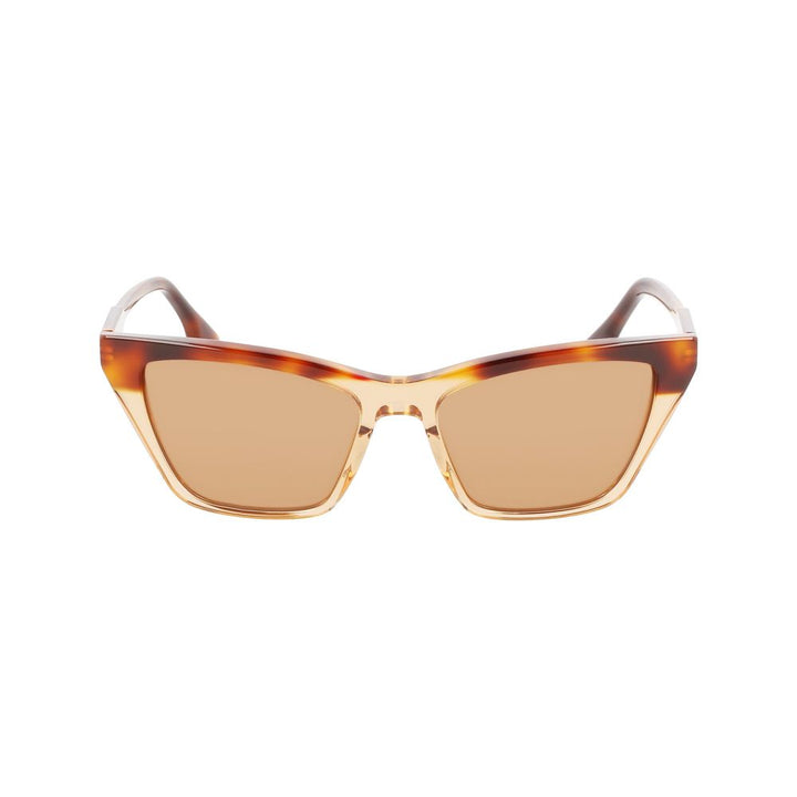 Victoria Beckham Brown Acetate Sunglasses
