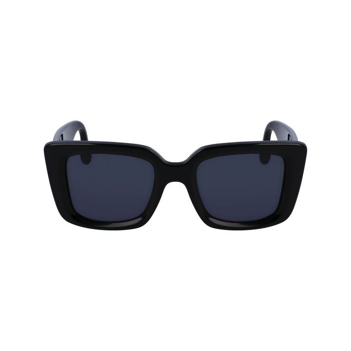 Victoria Beckham Black Acetate Sunglasses