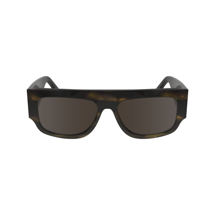 Victoria Beckham Brown Acetate Sunglasses