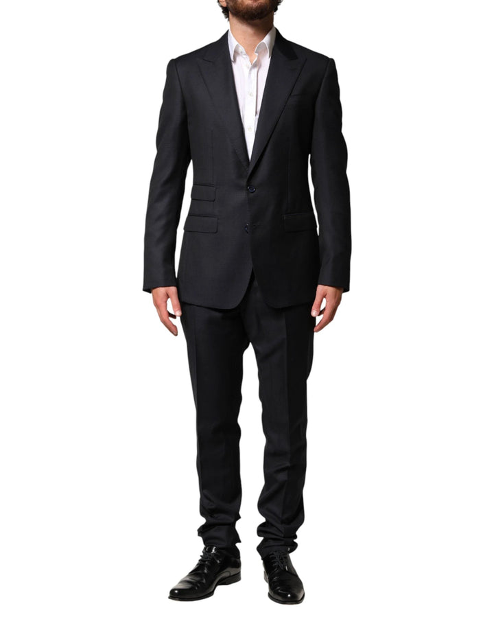 Dolce &amp; Gabbana Sample Sale Dolce &amp; Gabbana Black Wool Single Breasted Men 2 Piece Suit - | Designer outlet