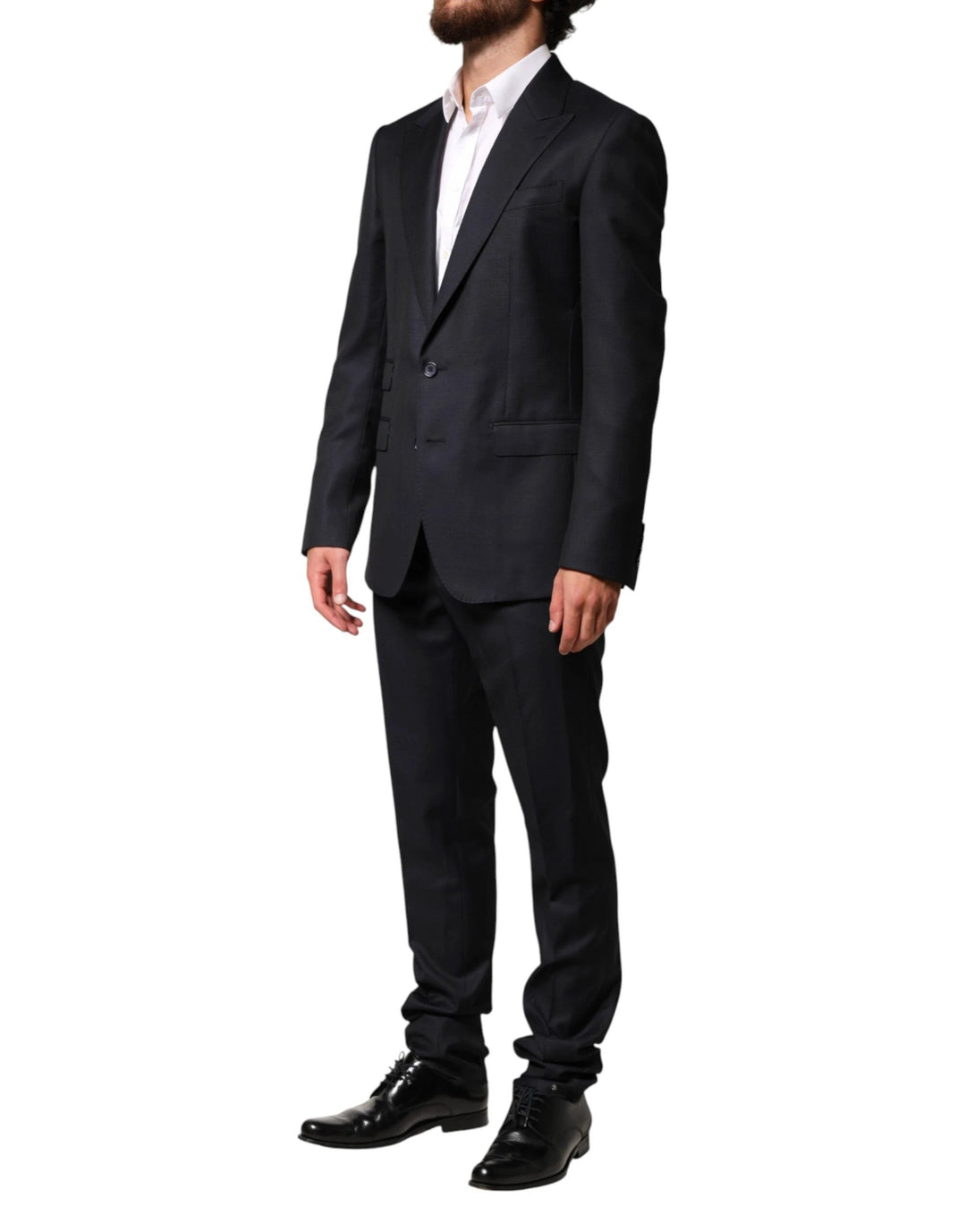 Dolce &amp; Gabbana Sample Sale Dolce &amp; Gabbana Black Wool Single Breasted Men 2 Piece Suit - | Designer outlet
