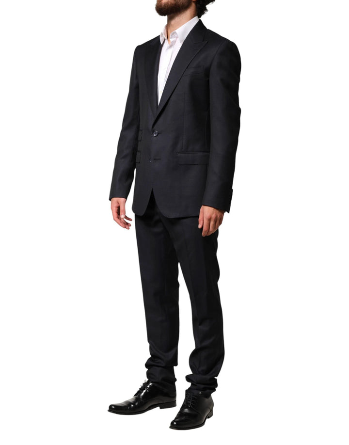 Dolce &amp; Gabbana Sample Sale Dolce &amp; Gabbana Black Wool Single Breasted Men 2 Piece Suit - | Designer outlet