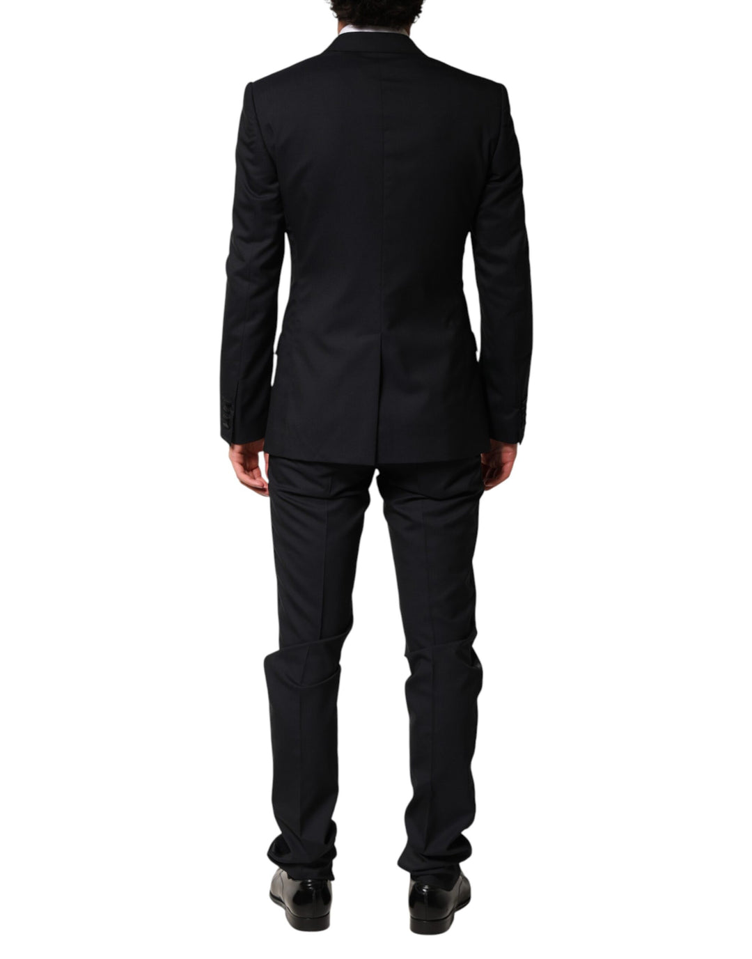Dolce & Gabbana Black Wool Single Breasted 3 Piece Men Suit by Dolce & Gabbana outlet now on sale