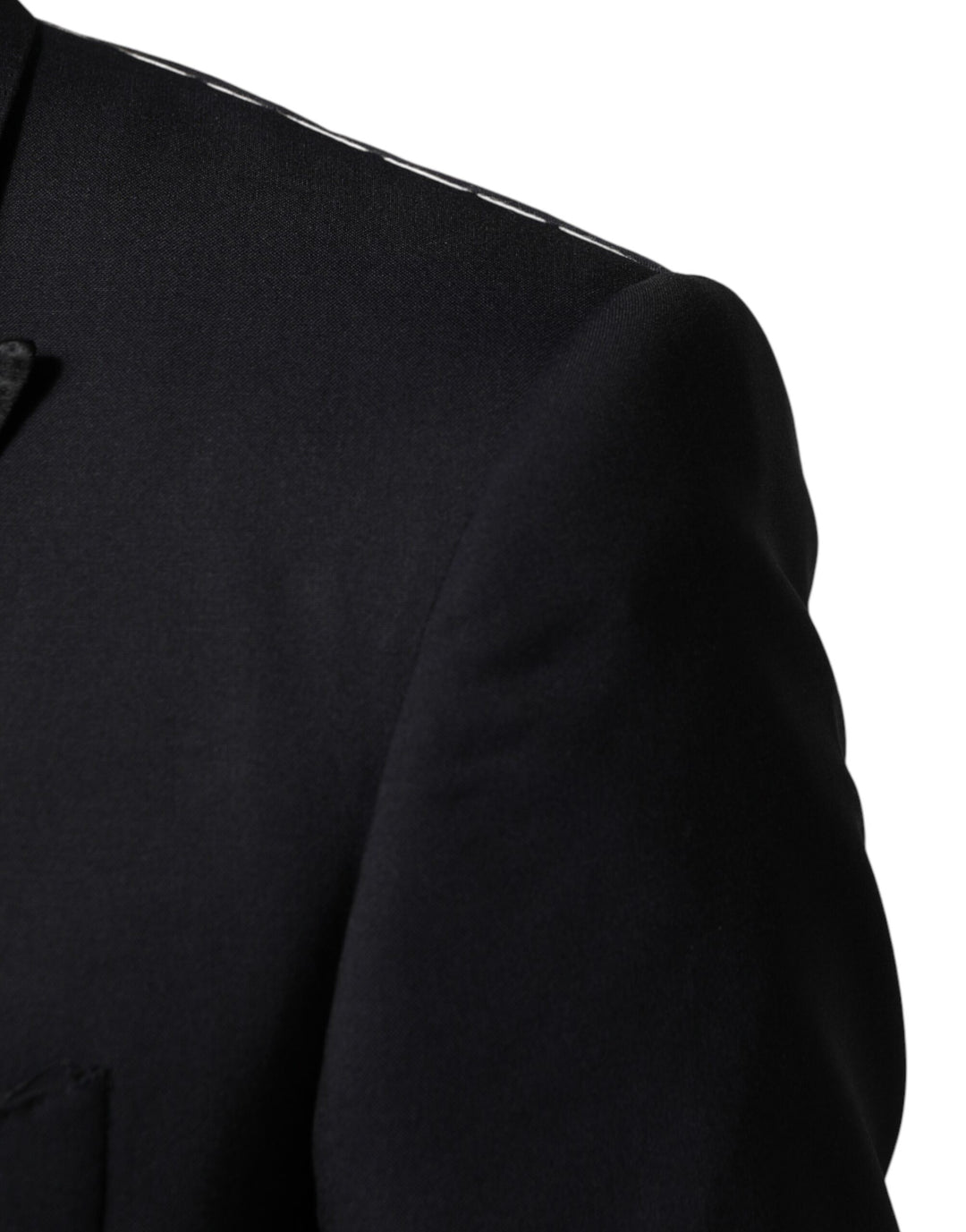 Dolce & Gabbana Black Wool Single Breasted 3 Piece Men Suit by Dolce & Gabbana outlet now on sale