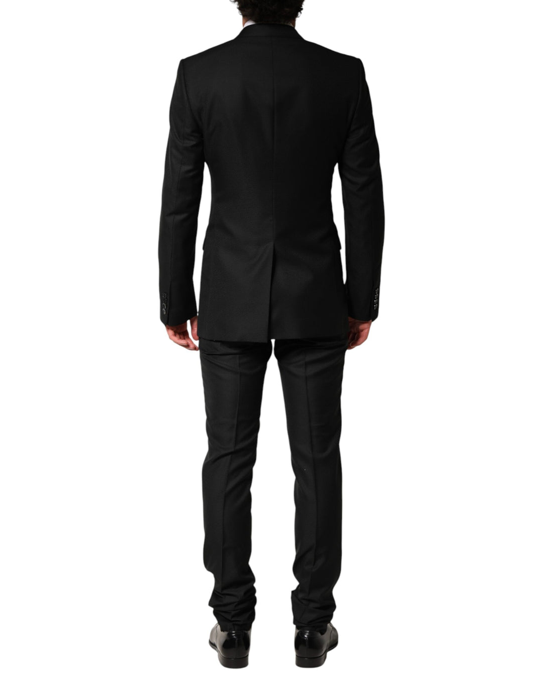 Dolce & Gabbana Black Embellished Single Breasted 2 Pc Suit by Dolce & Gabbana outlet now on sale
