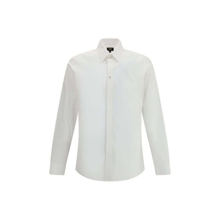 Fendi White Cotton Dress Shirt