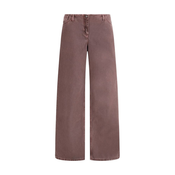 Magda Butrym Brown Cotton Relaxed Fit Jeans by Magda Butrym outlet now on sale