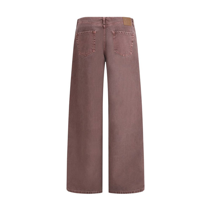 Magda Butrym Brown Cotton Relaxed Fit Jeans by Magda Butrym outlet now on sale