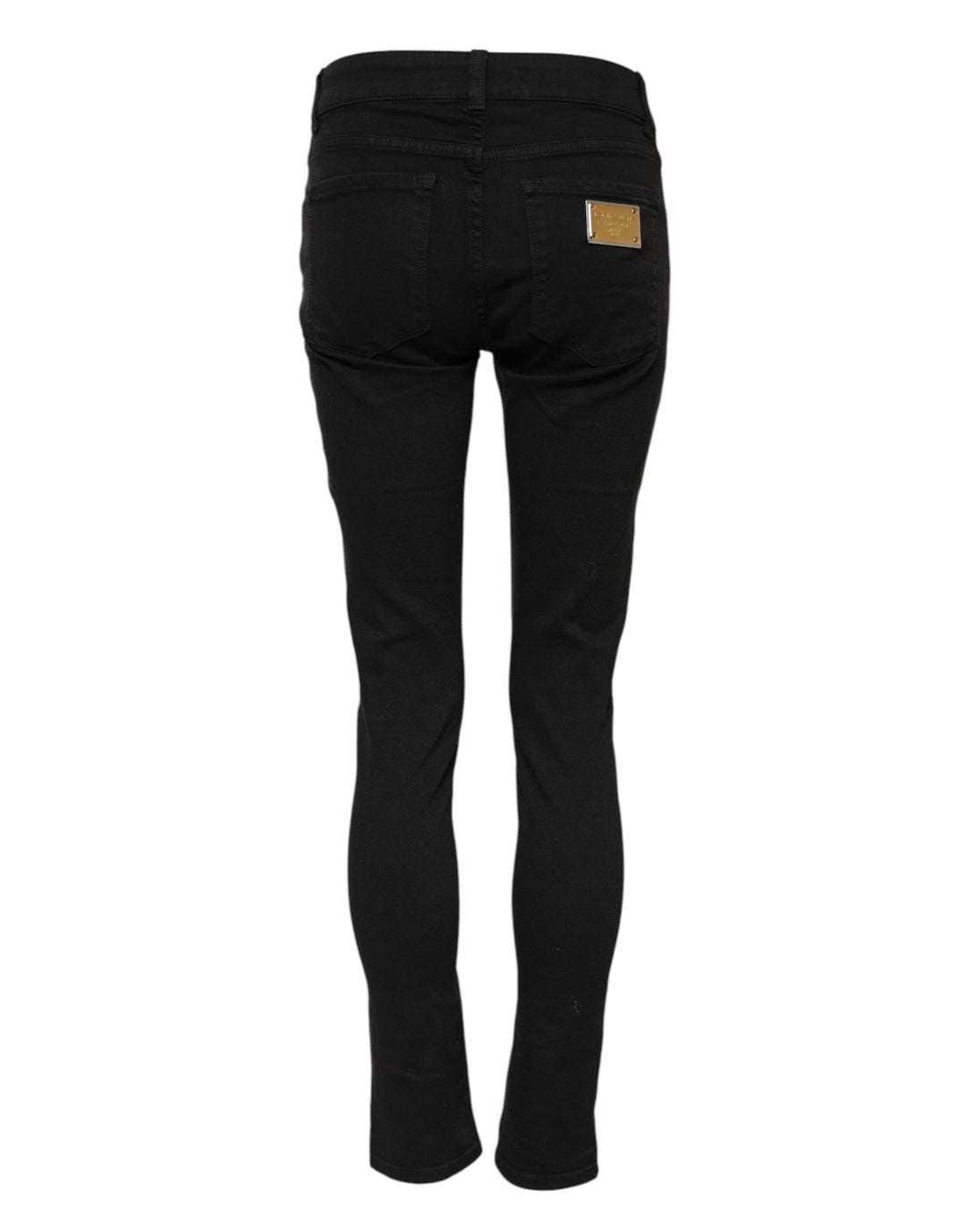 Dolce & Gabbana Black Cotton Casual Skinny Denim Jeans