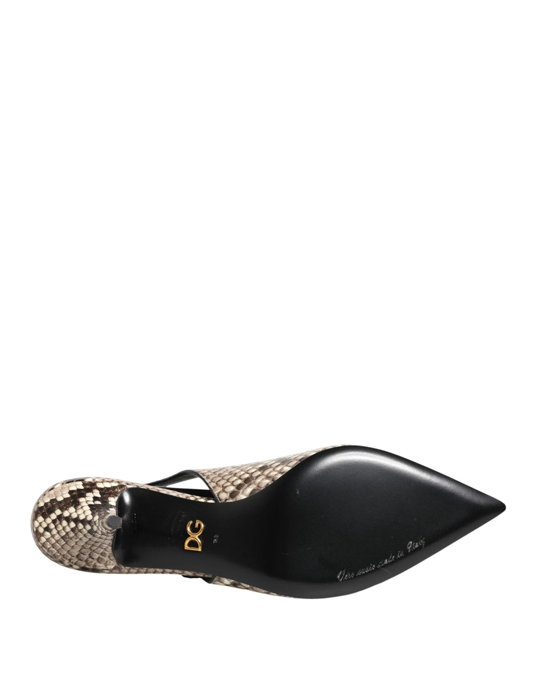 Dolce &amp; Gabbana Sample Sale Dolce &amp; Gabbana Multicolor Leather Heels Slingback Shoes - | Designer outlet