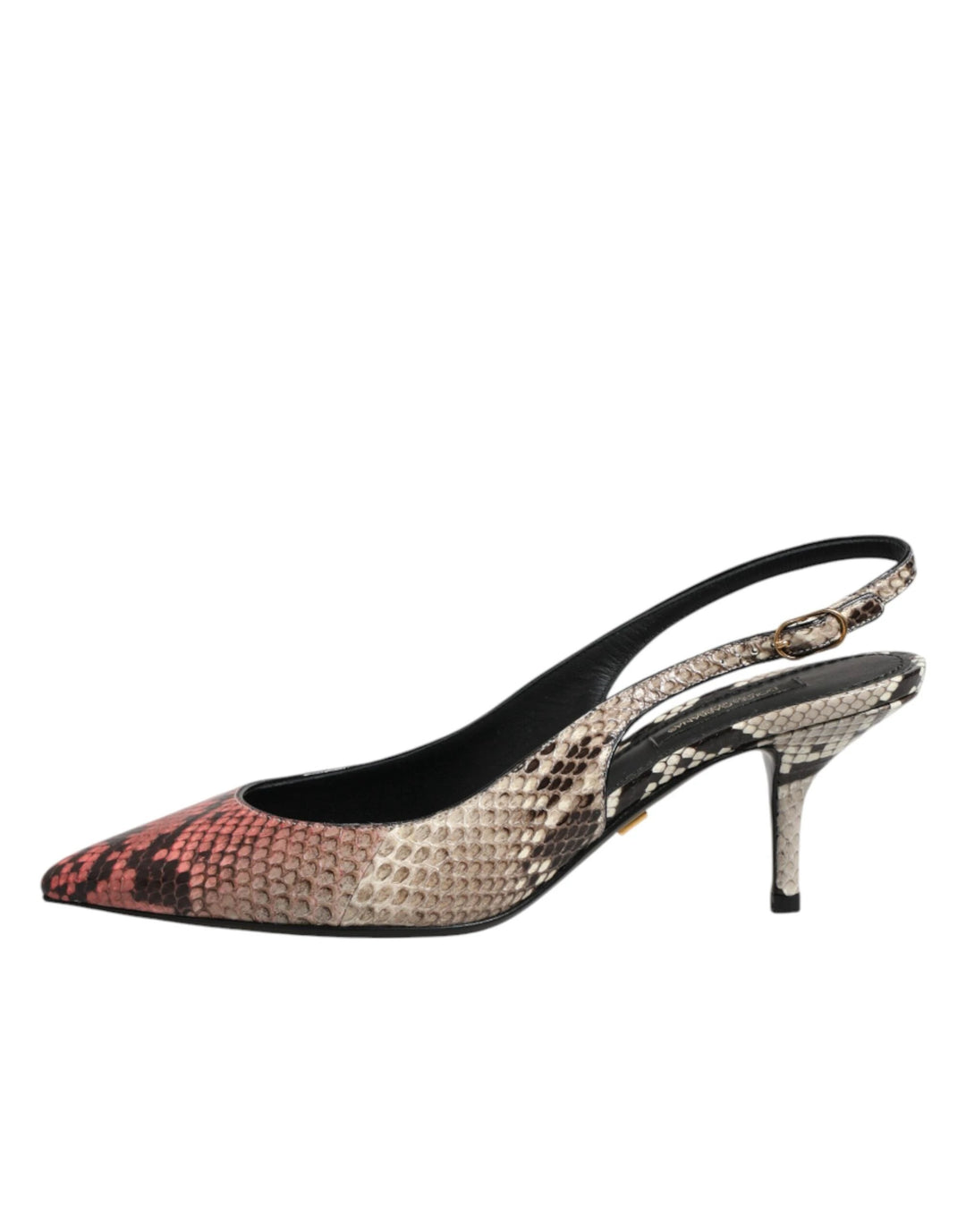 Dolce &amp; Gabbana Sample Sale Dolce &amp; Gabbana Multicolor Leather Heels Slingback Shoes - | Designer outlet