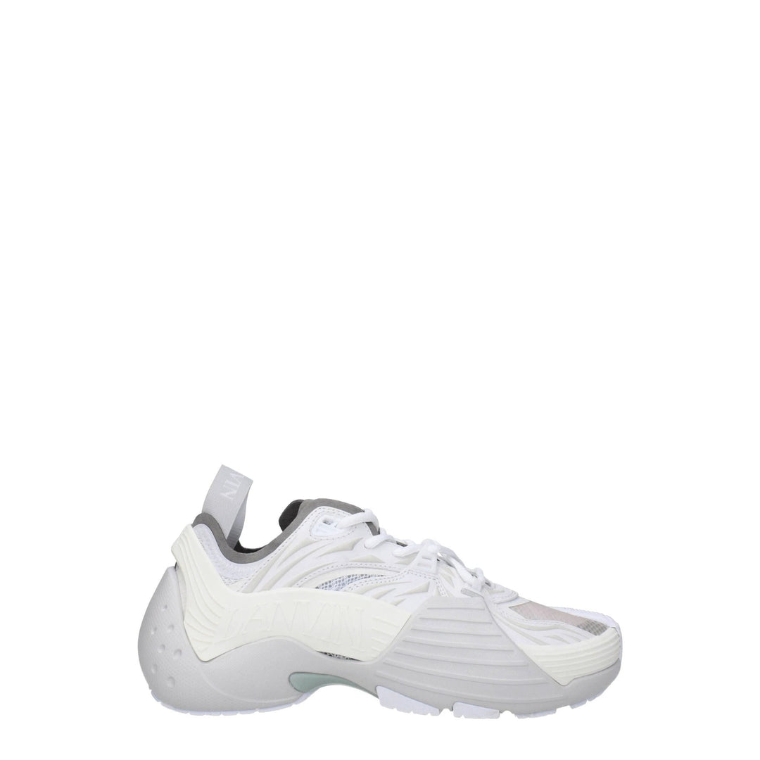 Lanvin Sample Sale Lanvin White Leather Athletic Sneakers - | Designer outlet