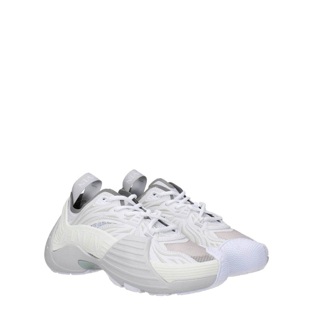 Lanvin Sample Sale Lanvin White Leather Athletic Sneakers - | Designer outlet