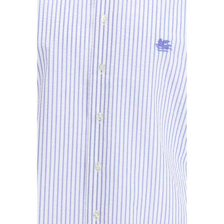 Etro Multicolor Cotton Dress Shirt by Etro outlet now on sale
