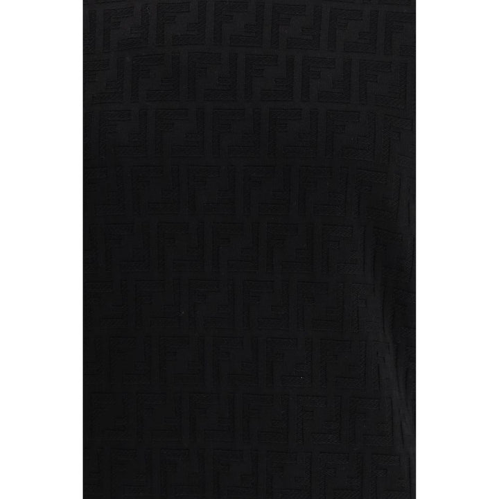 Fendi Black Cotton T-Shirt by Fendi outlet now on sale