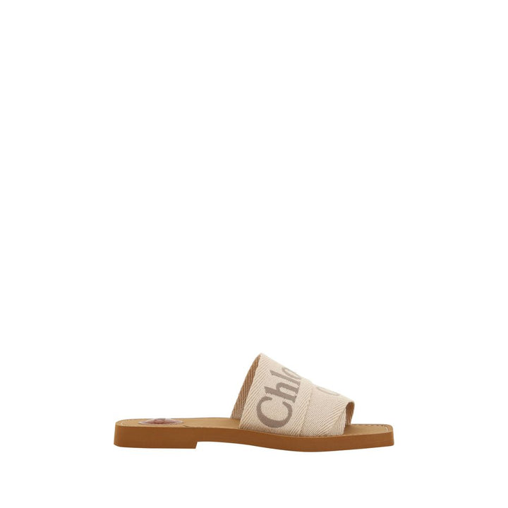 Chloé Multicolor Rubber Flat Sandals