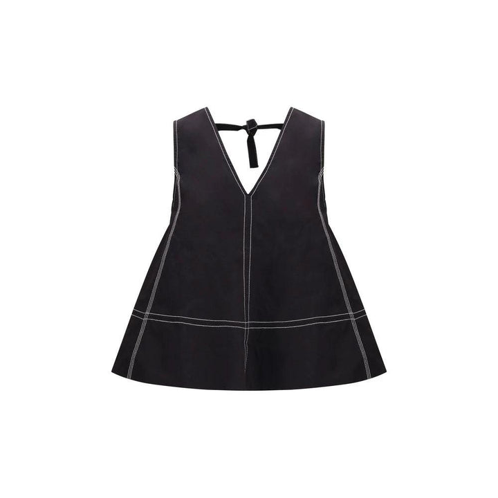 Ganni Black Elastane Shirt