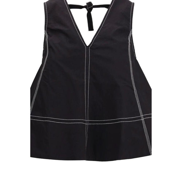 Ganni Black Elastane Shirt