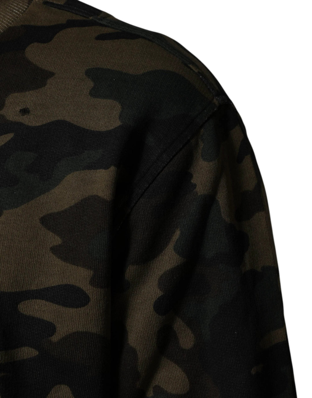 Dolce &amp; Gabbana Multicolor Camouflage Men Sweatshirt Sweater by Dolce &amp; Gabbana outlet now on sale