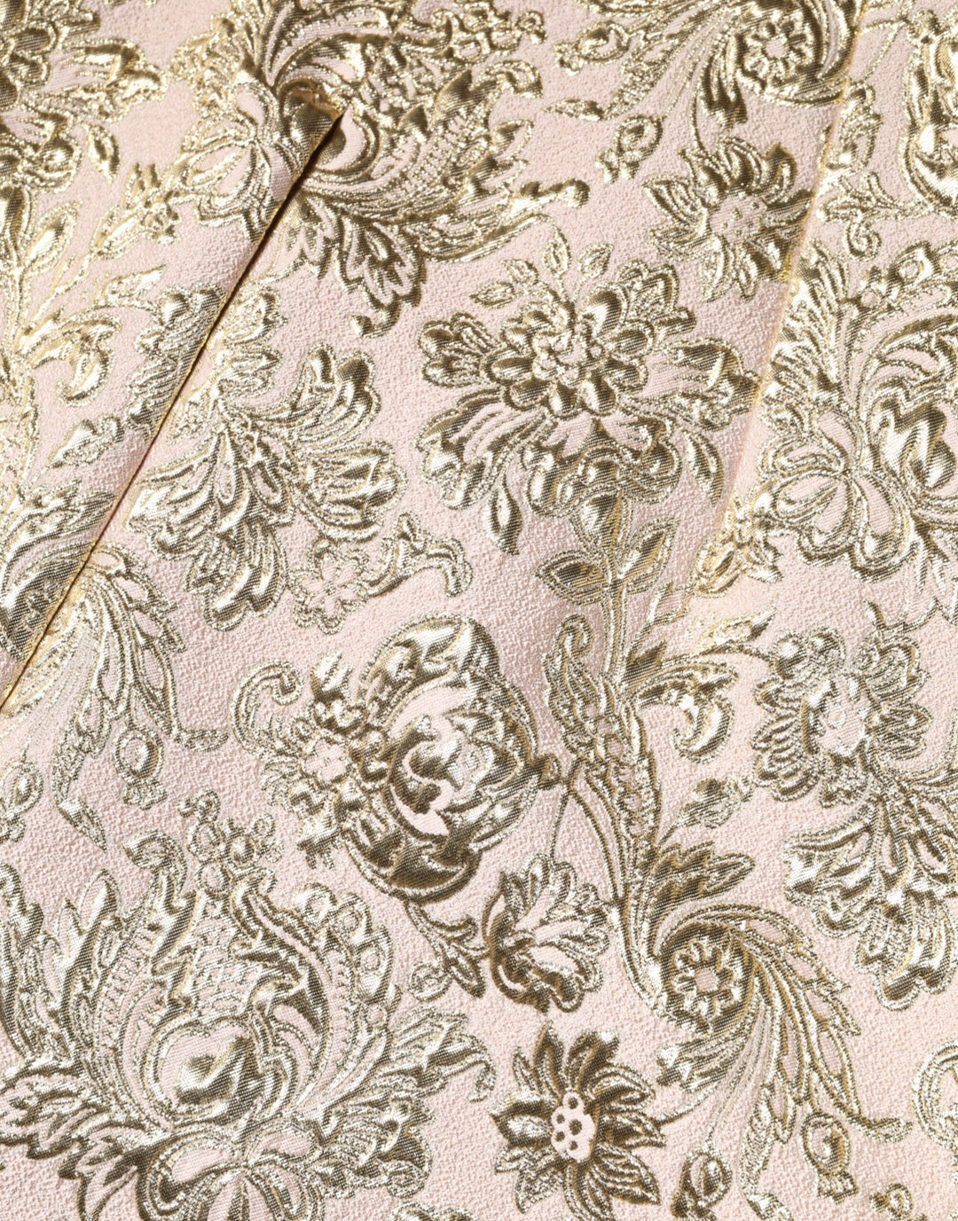 Dolce & Gabbana Beige Gold Floral Brocade Sleeveless Dress by Dolce & Gabbana outlet now on sale