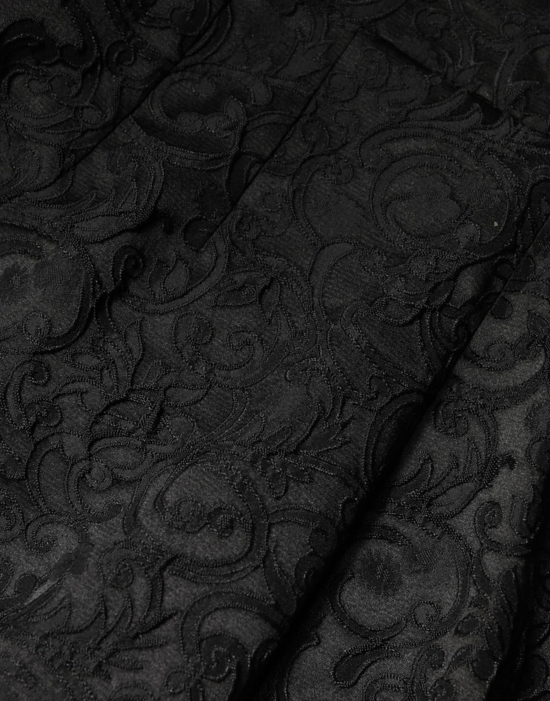 Dolce & Gabbana Black Floral Brocade High Waisted Trouser Pants by Dolce & Gabbana outlet now on sale