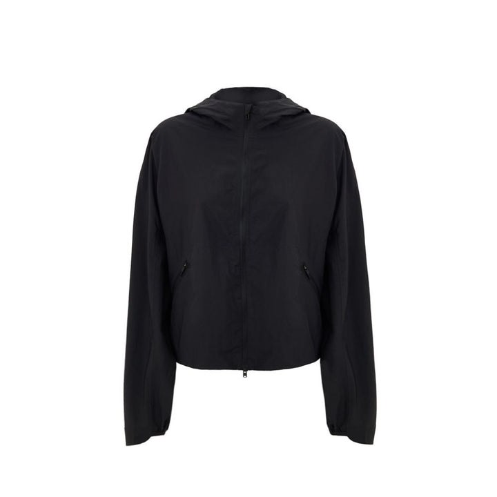 Y-3 Black Polyamide Shell Jacket by Y-3 outlet now on sale
