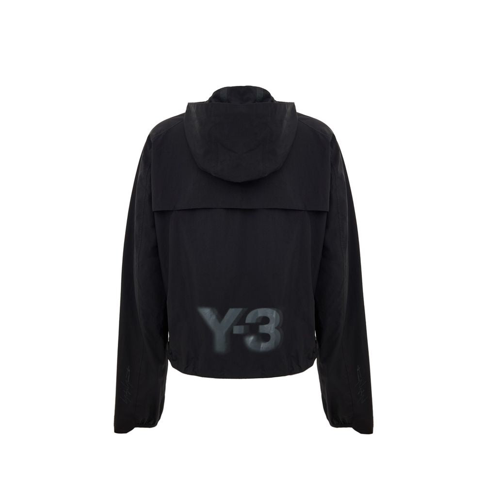 Y-3 Black Polyamide Shell Jacket by Y-3 outlet now on sale