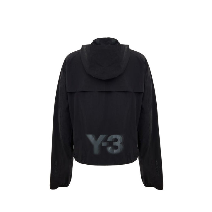 Y-3 Black Polyamide Shell Jacket by Y-3 outlet now on sale