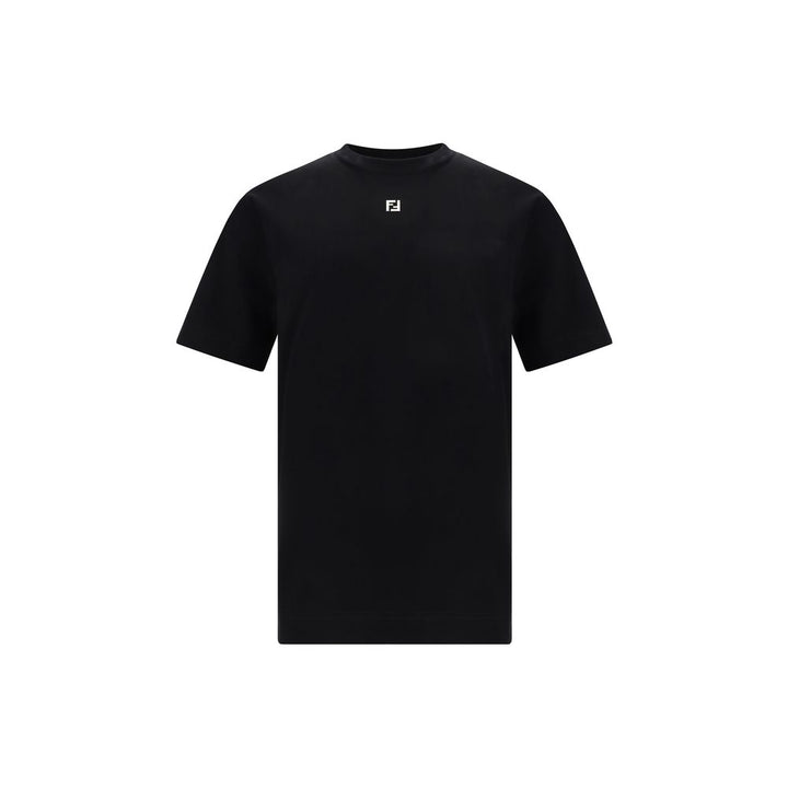 Fendi Black Cotton T-Shirt by Fendi outlet now on sale