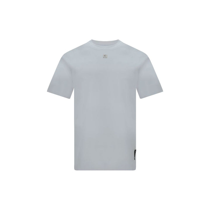Fendi White Cotton T-Shirt by Fendi outlet now on sale
