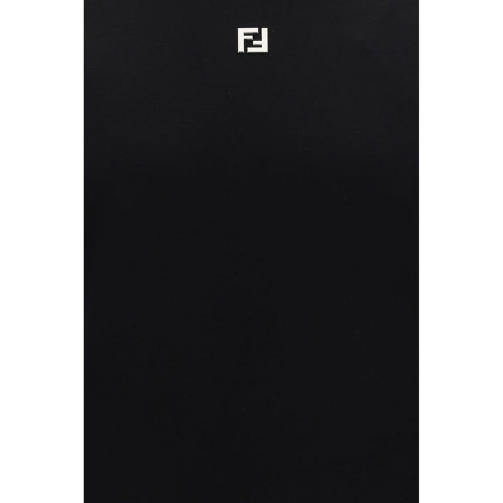 Fendi Black Cotton T-Shirt by Fendi outlet now on sale