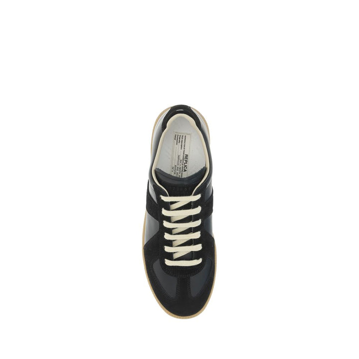 Margiela Black Rubber Low Top Sneakers