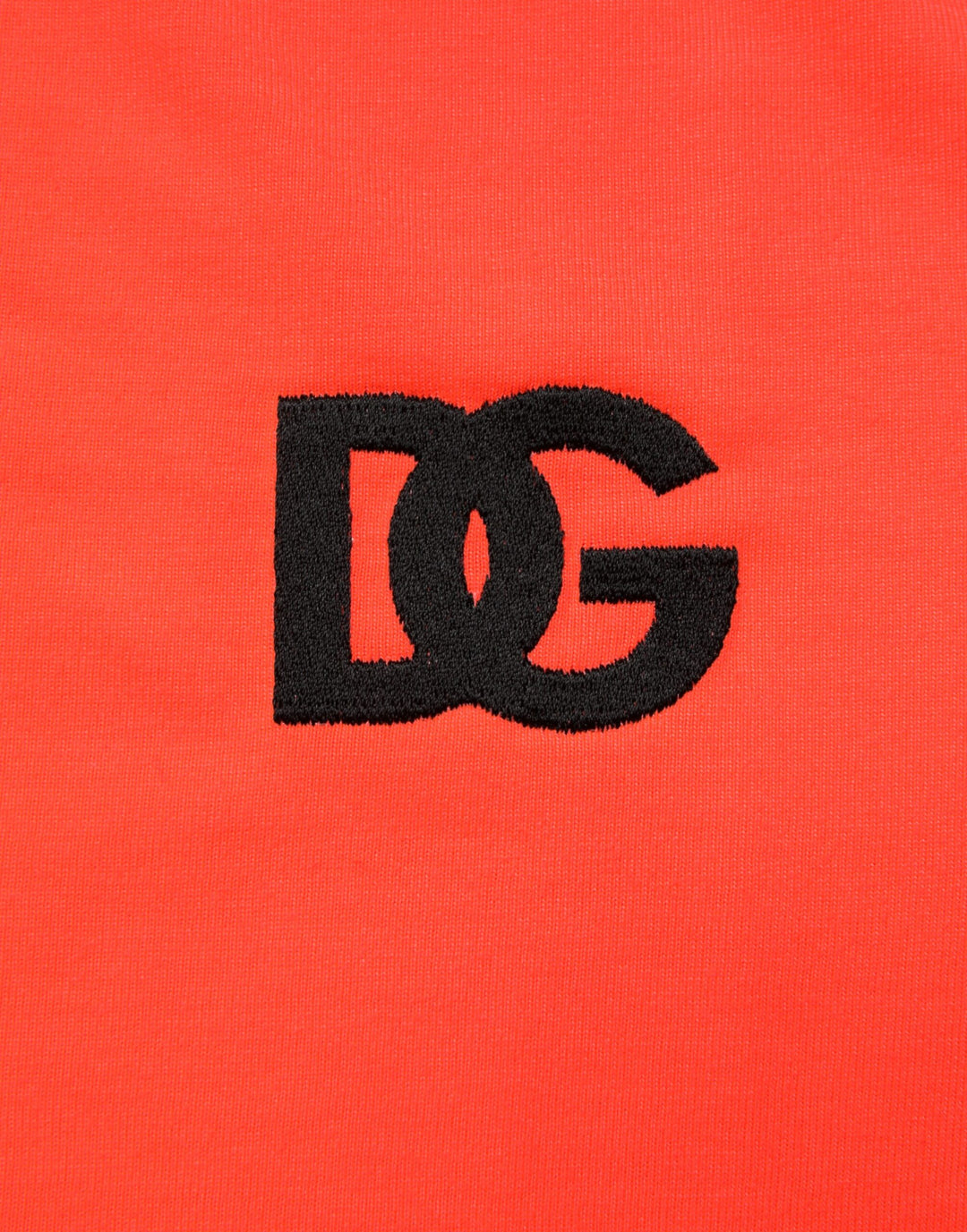 Dolce &amp; Gabbana Neon Orange Polyester Crew Neck Men T-shirt by Dolce &amp; Gabbana outlet now on sale