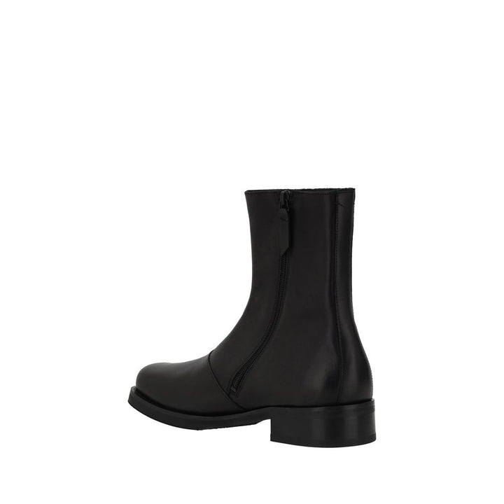 Our Legacy Black Calf Leather Bos Taurus Ankle Boots