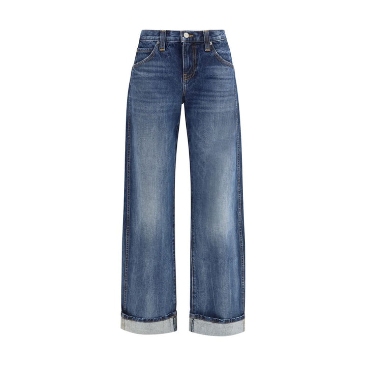 Khaite Blue Cotton Jeans Denim by Khaite outlet now on sale