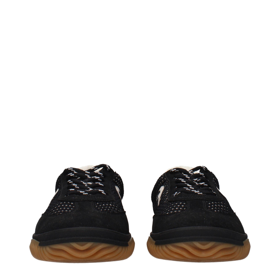 Stella McCartney Black Fabric Low Top Sneakers