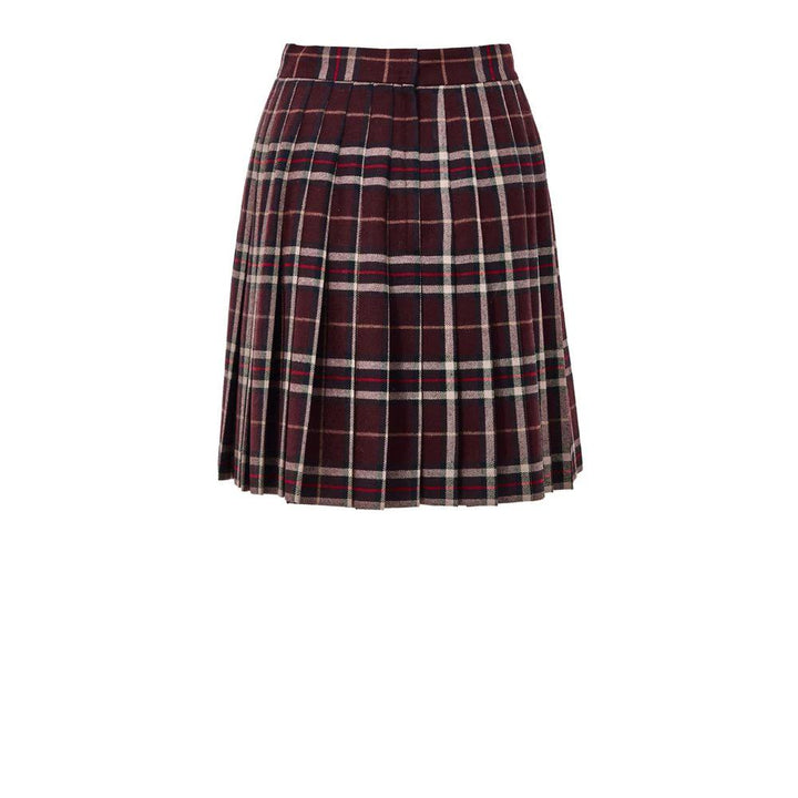 Dolce &amp; Gabbana Sample Sale Dolce &amp; Gabbana Bordeaux Wool Mini Skirt - | Designer outlet