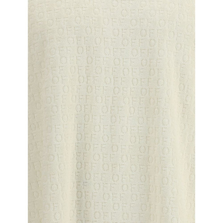 Off-White Cream Cotton T-Shirt