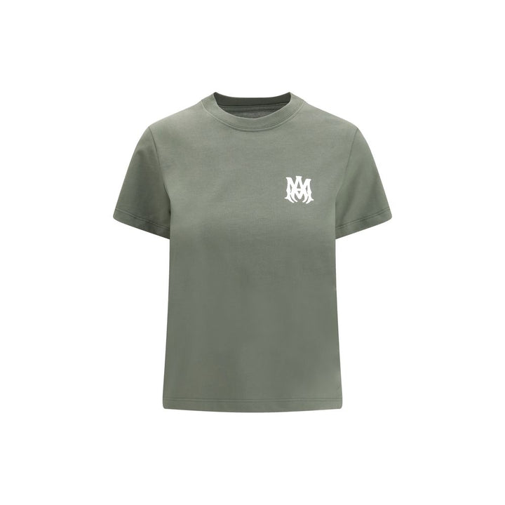 Amiri Green Cotton T-Shirt
