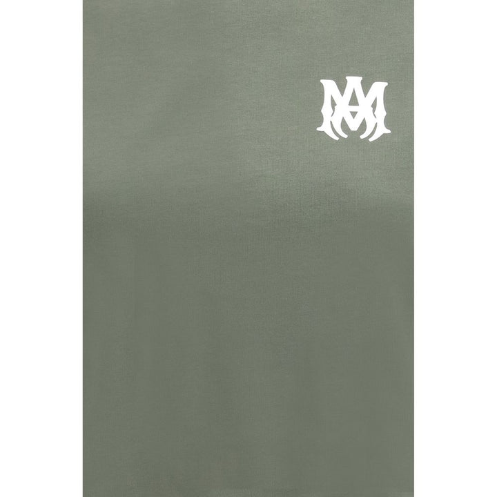 Amiri Green Cotton T-Shirt
