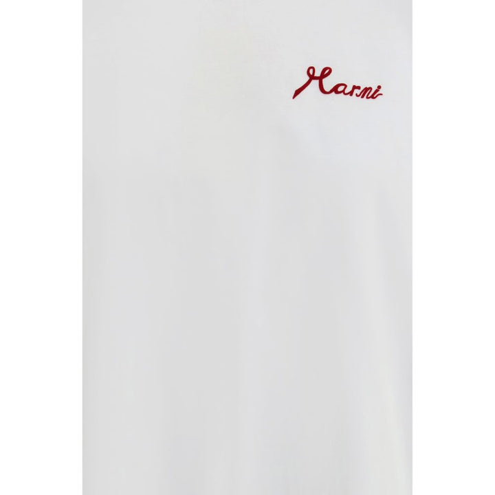 Marni White Cotton T-Shirt by Marni outlet now on sale