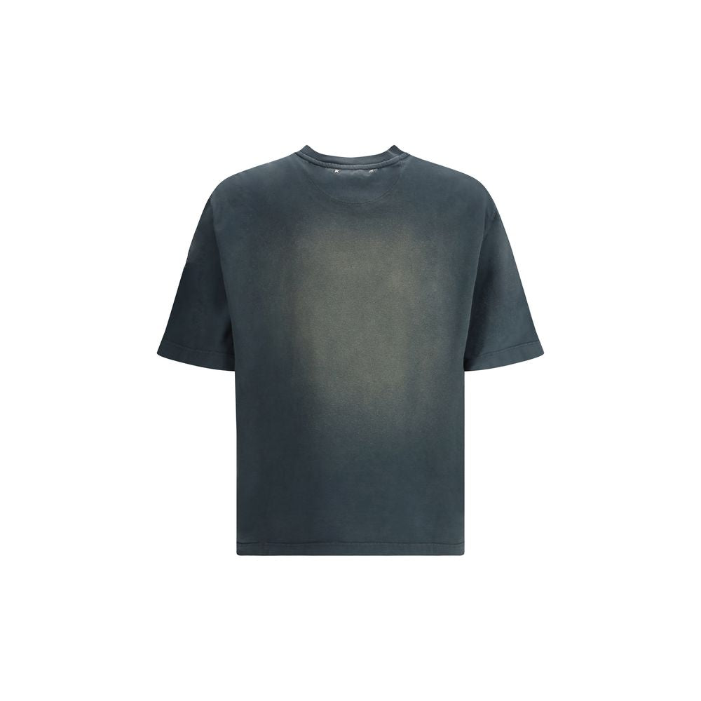 Golden Goose Green Cotton T-Shirt by Golden Goose outlet now on sale