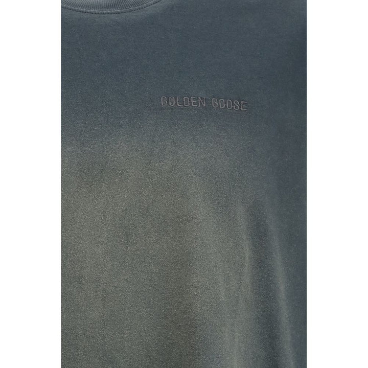 Golden Goose Green Cotton T-Shirt by Golden Goose outlet now on sale