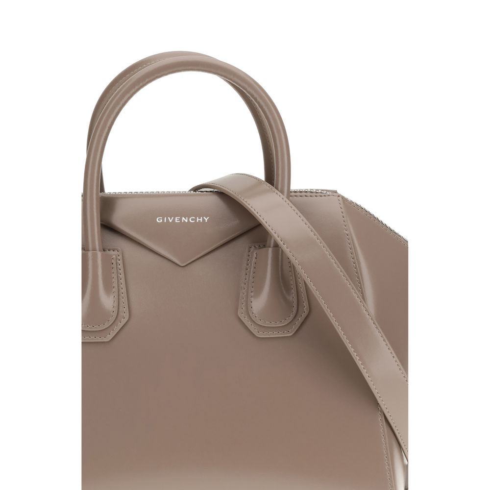 Givenchy Gray Calf Leather Bos Taurus Shoulder Bag by Givenchy outlet now on sale