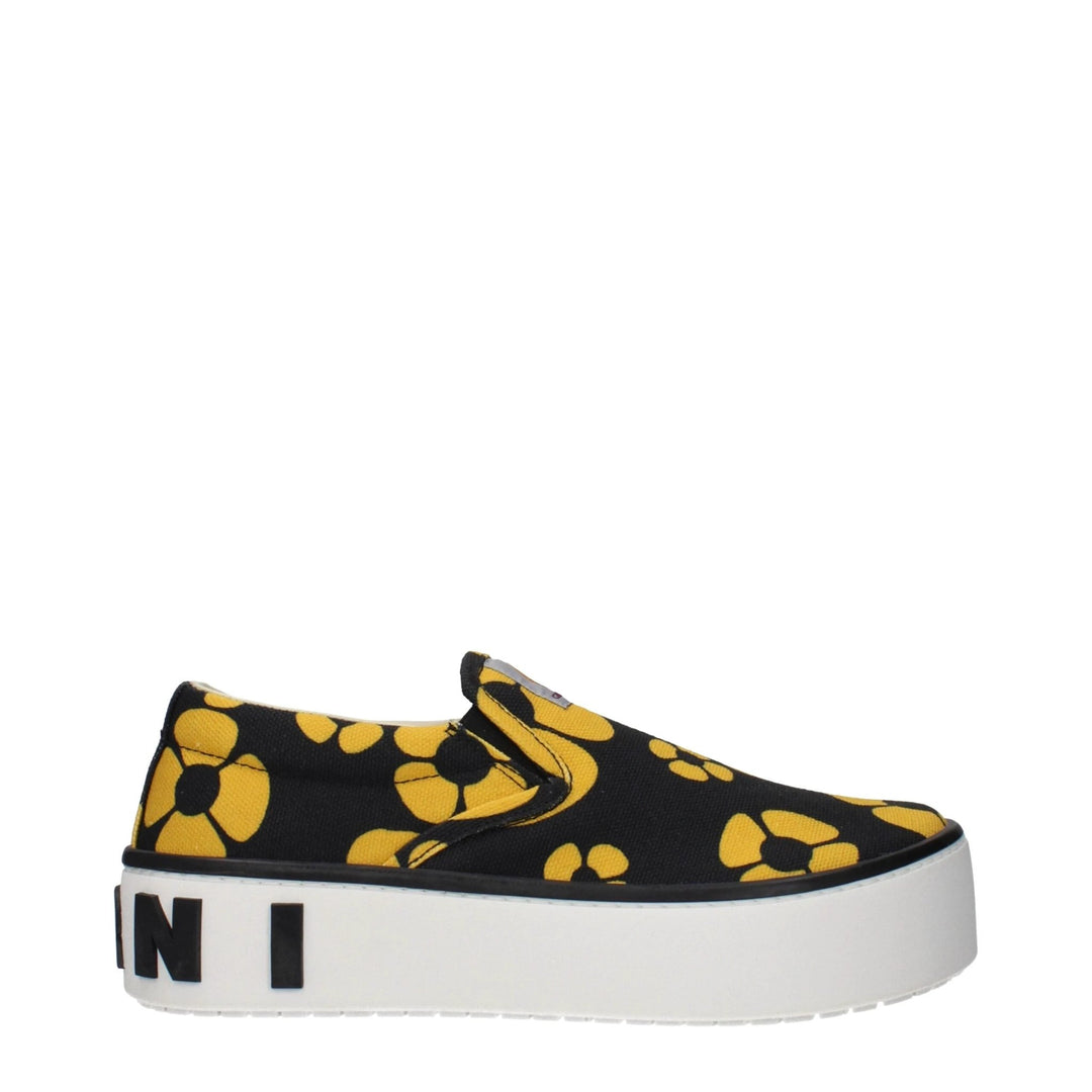 Marni Sample Sale Marni Blue Fabric Slip-On Loafers - | Designer outlet