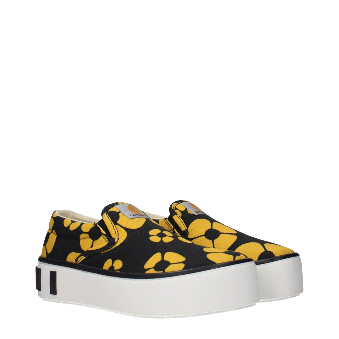 Marni Sample Sale Marni Blue Fabric Slip-On Loafers - | Designer outlet