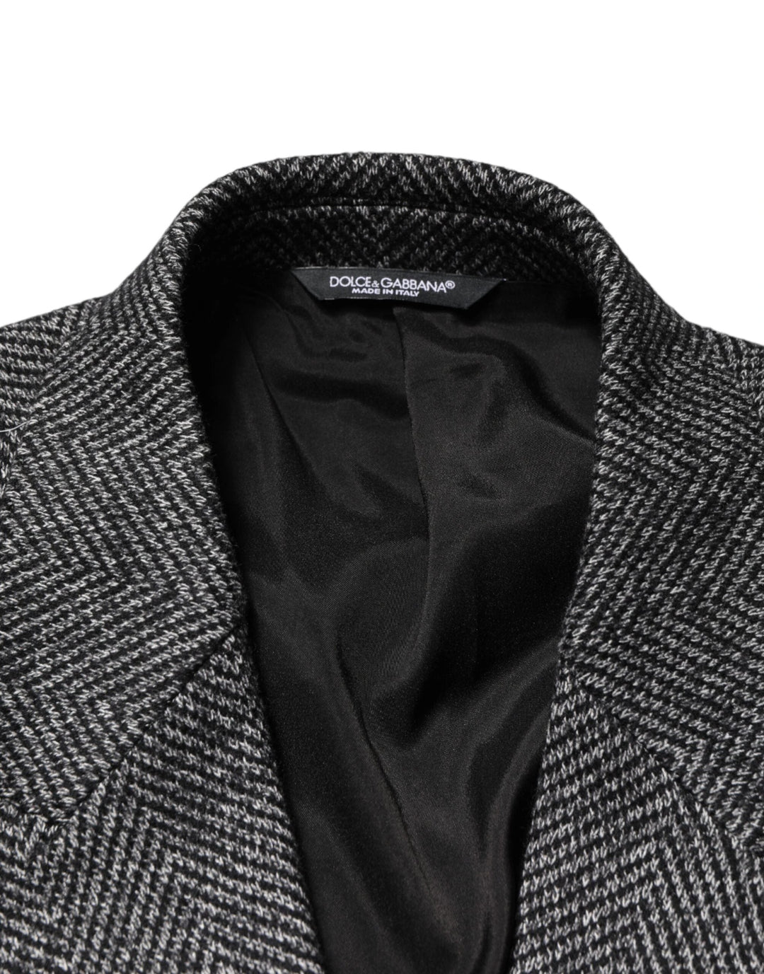 Dolce &amp; Gabbana Sample Sale Dolce &amp; Gabbana Gray Wool Blend Long Trench Coat Men Jacket - | Designer outlet