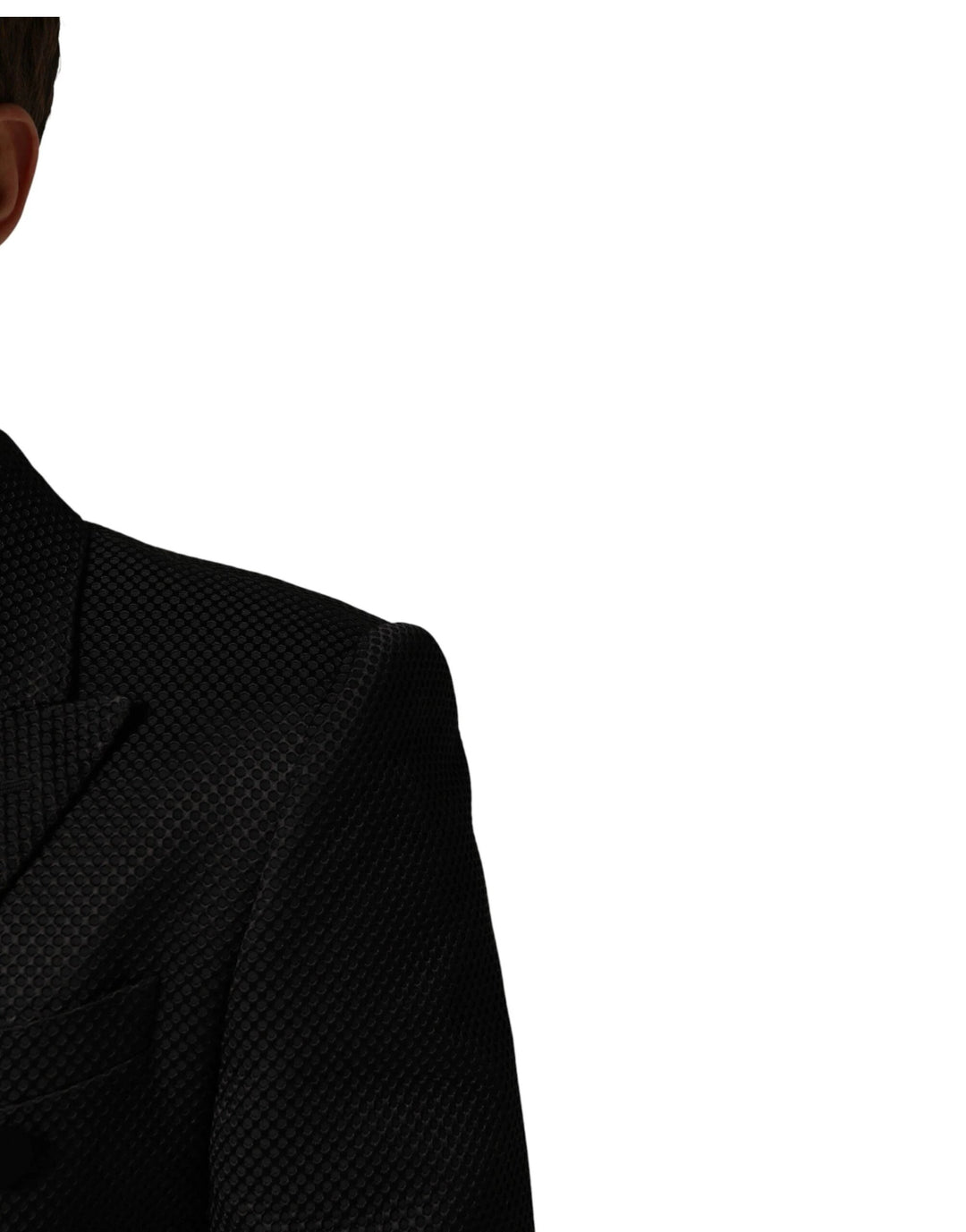 Dolce &amp; Gabbana Sample Sale Dolce &amp; Gabbana Black Cotton Double Breasted 2 Button Blazer - | Designer outlet